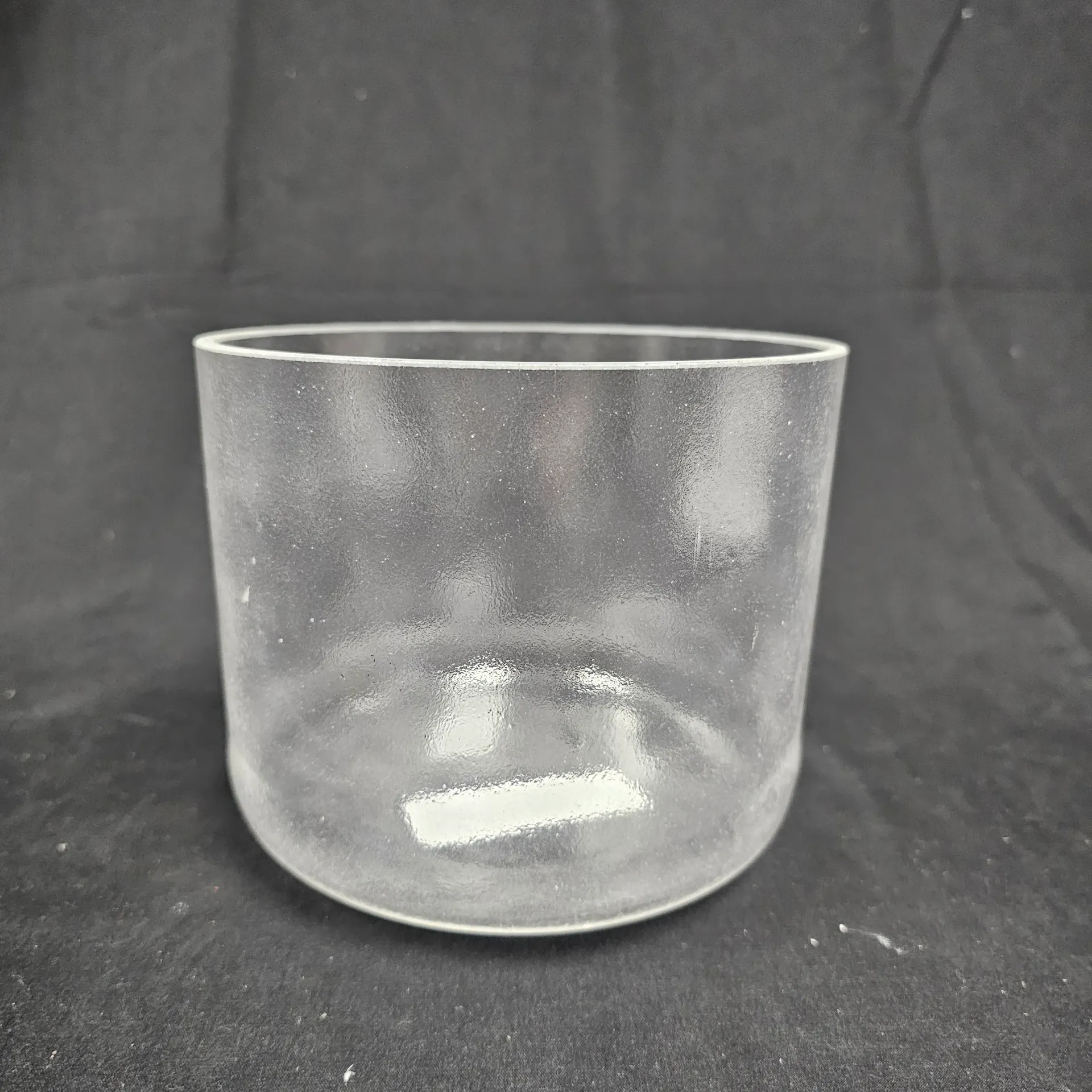[#3179] 6" Clear Quartz Crystal Singing Bowl | 5E-14 | 654 Hz