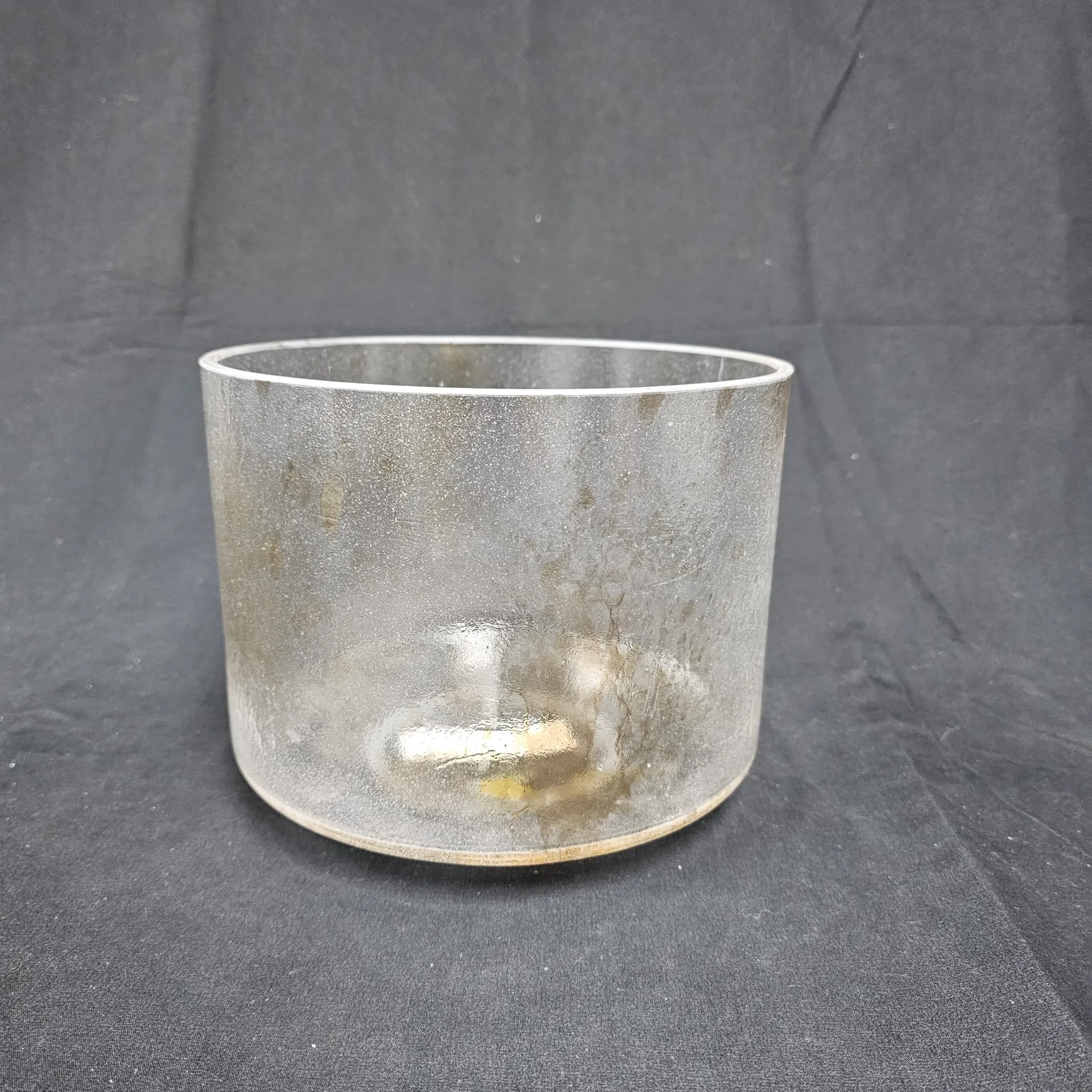 [#3182] 8" Herkimer Diamond Infused Quartz Crystal Singing Bowl | 4A#0 | 466 Hz