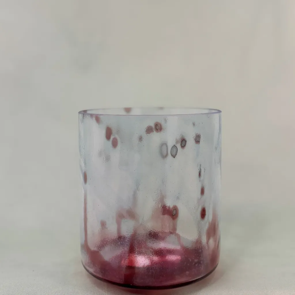 [161] [#161] 6" Dragon's Blood Tree Resin Infused Quartz Crystal Singing Bowl | A0