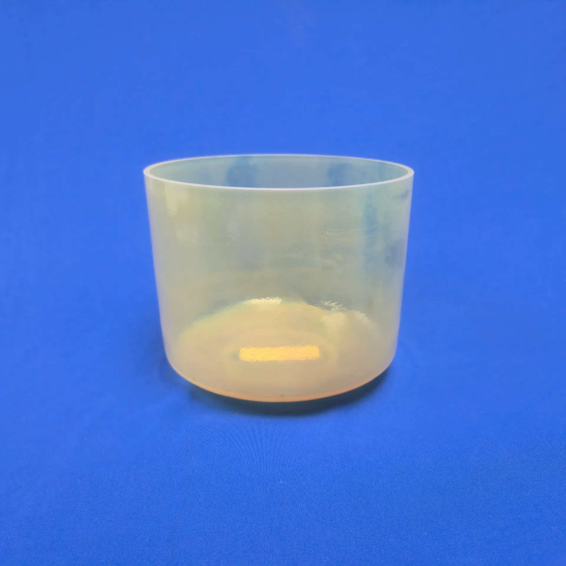 [#2859] 8" Idaho Honey Infused Quartz Crystal Singing Bowl | 4F+13 | 351 Hz