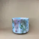 Dragon's Blood & Sacred Geometry Tea Quartz Crystal Singing Bowl | 8" F# Note | A=432 Tuning | #184