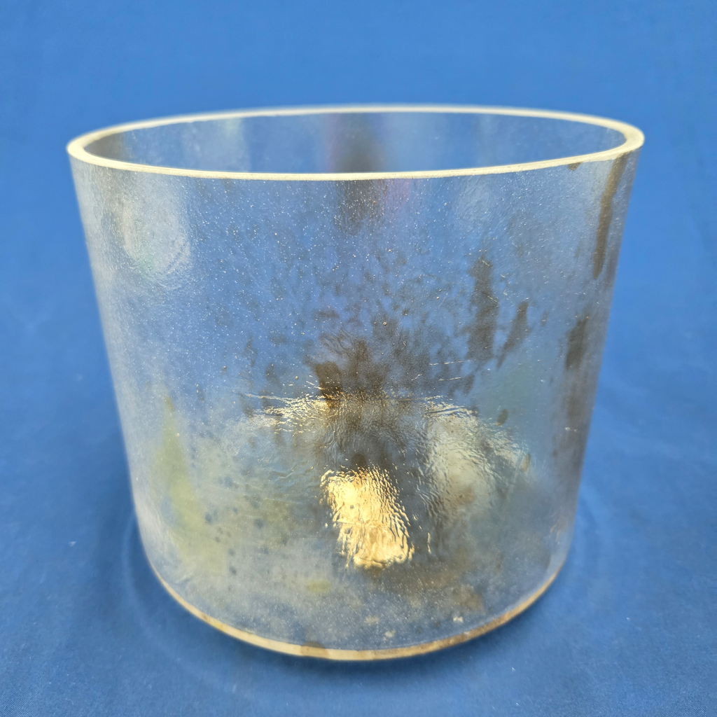 [3078] [#3078] 8" Herkimer Diamond Infused Quartz Crystal Singing Bowl | 4A-20 | 434 Hz