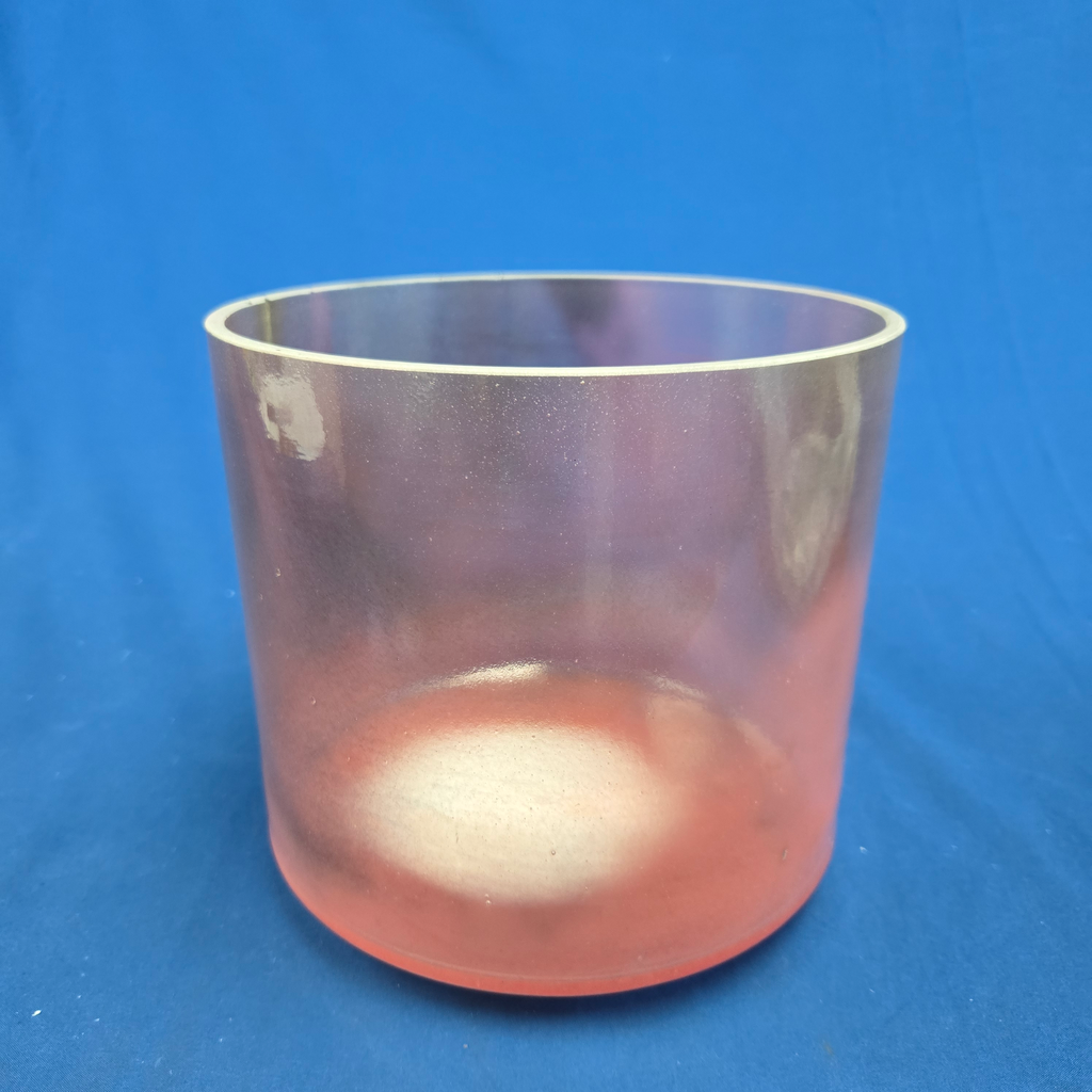 [3080] [#3080] 8" Halite Infused Quartz Crystal Singing Bowl | 4G+29 | 398 Hz