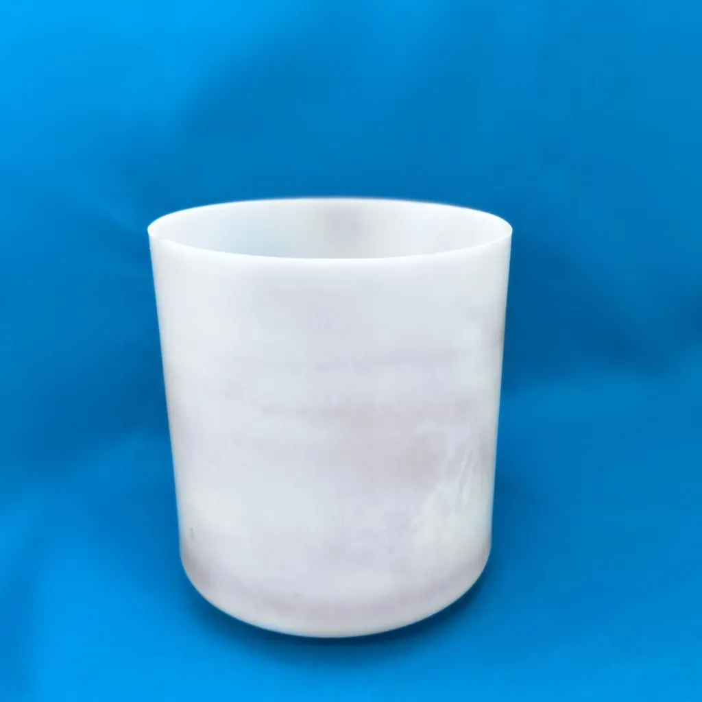 [196] Halite Quartz Crystal Singing Bowl | 6" G# Note | #196