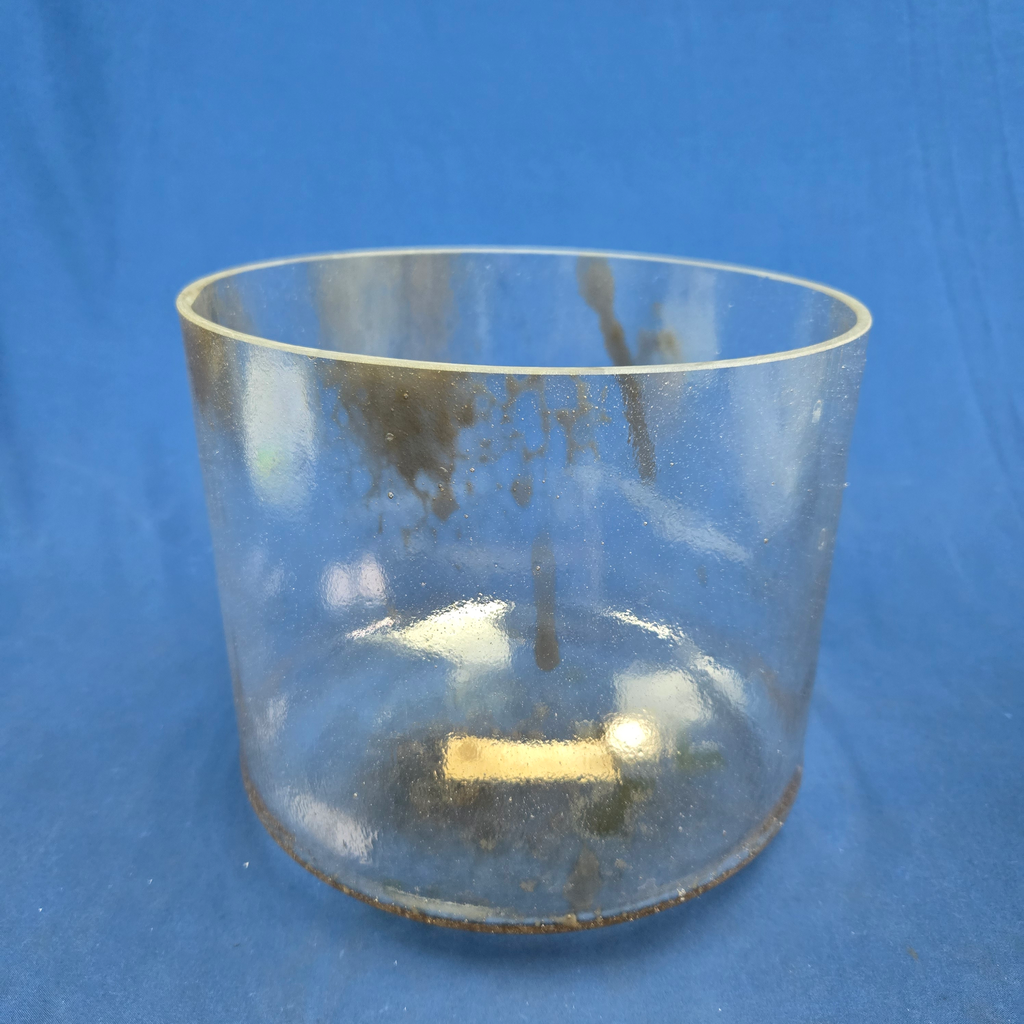 [3346] [#3346] Herkimer Diamond Infused Quartz Crystal Singing Bowl | 9" | 4C#-40 | 270 Hz