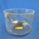 [#3347] 9" Herkimer Diamond Infused Quartz Crystal Singing Bowl | 4D#+32 | 317 Hz