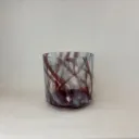 Dragon's Blood & Sacred Geometry Tea Quartz Crystal Singing Bowl | 6" A# Note | #247