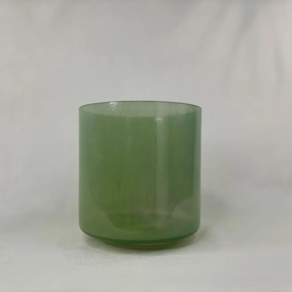 [253] Epidote Quartz Crystal Singing Bowl | 6" B Note | C=528 Tuning | #253