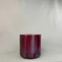 Dragon's Blood, Sacred Geometry Tea Quartz Crystal Singing Bowl | 6" A Note (-15) | Grounding Frequencies | #263