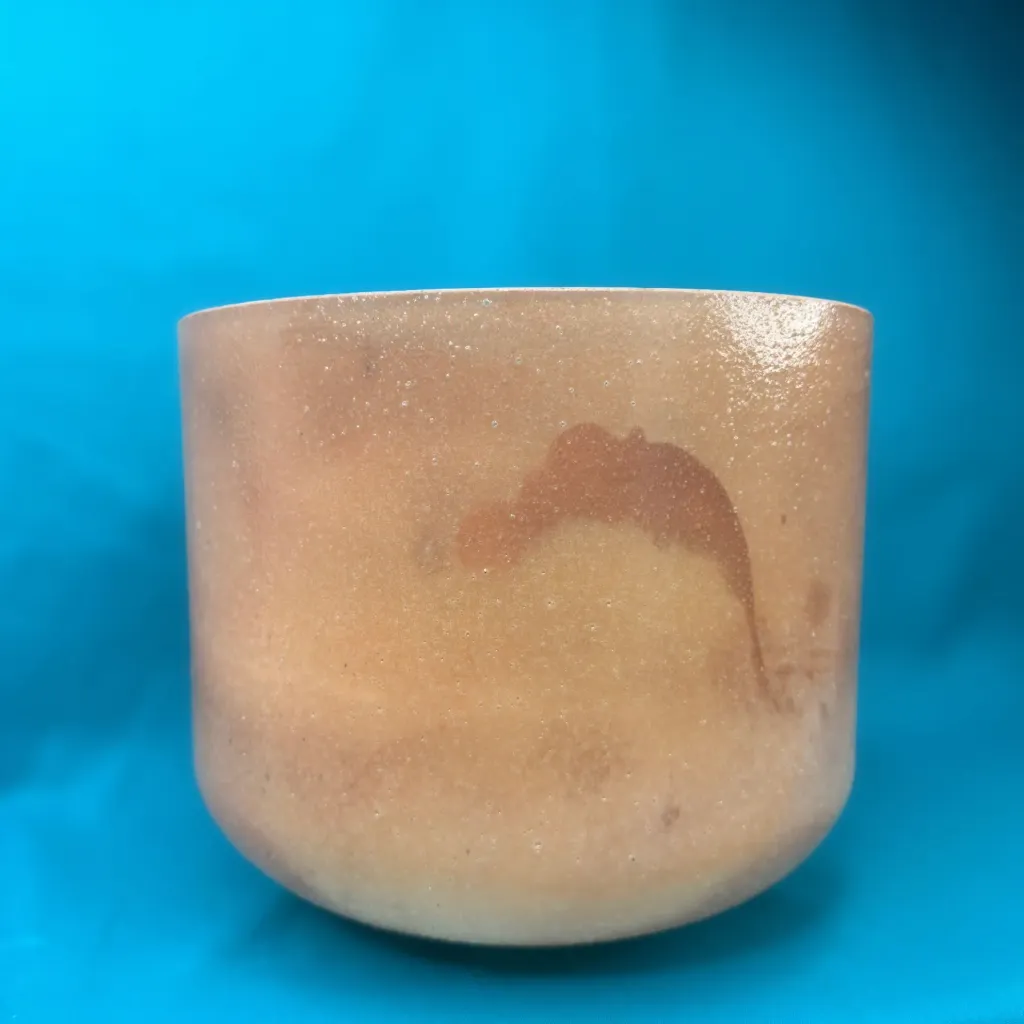 [308] Intimate Uplift Quartz Crystal Singing Bowl | 10" G# Note | #308