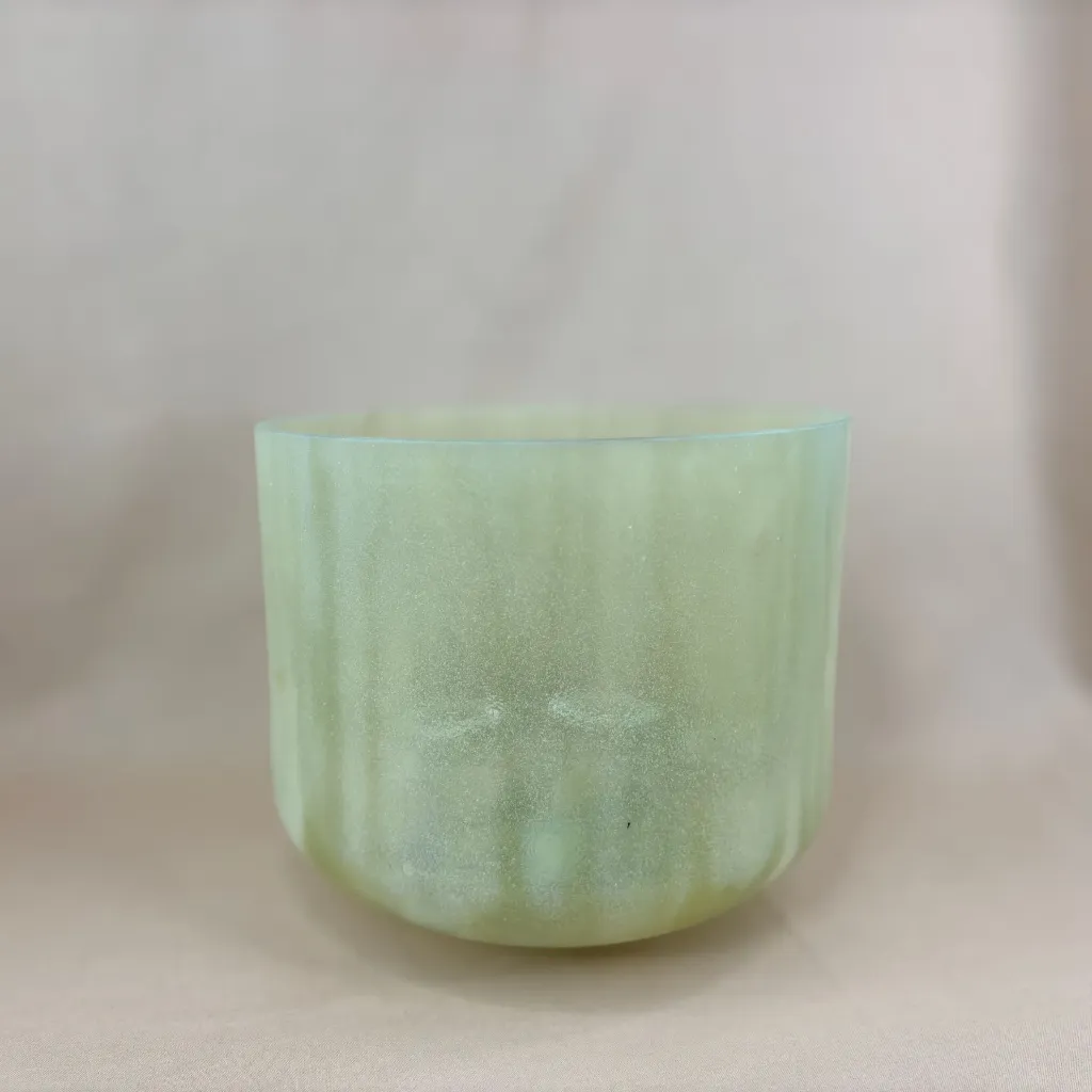 [316] CFC Tea Quartz Crystal Singing Bowl | 10" G# Note (+46) | Uplift Frequencies | #316