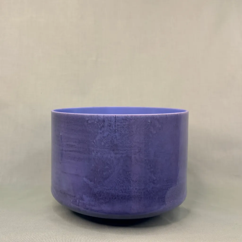 Lucidity Tea Quartz Crystal Singing Bowl | 9" G# Note (-39) | Grounding Frequencies | #328