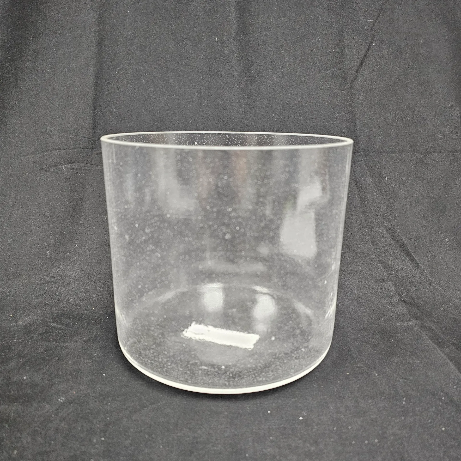 [#339] 8" Clear Quartz Crystal Singing Bowl | 4F-40 | 341 Hz