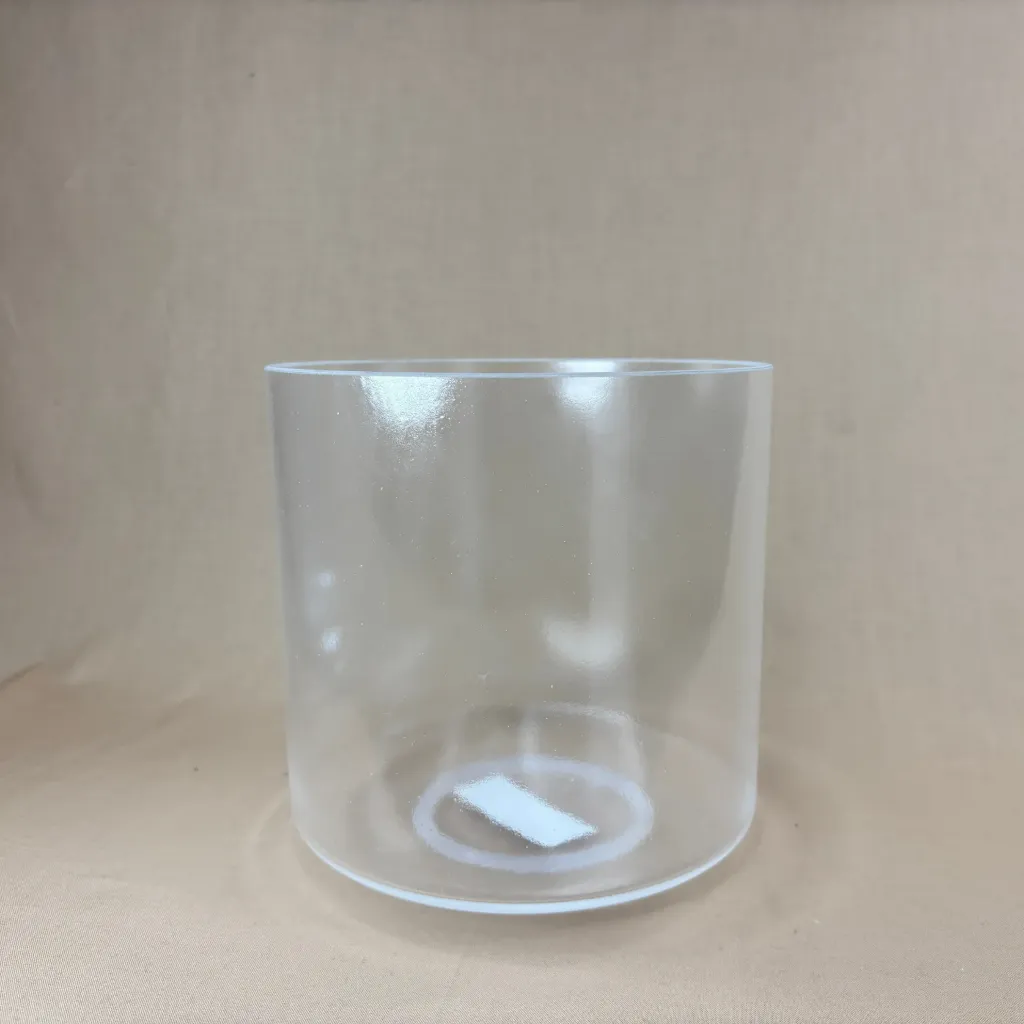 [346] Pain Relief Rejuvenation Quartz Crystal Singing Bowl | 7" F# Note (-18) | Grounding Frequencies | #346