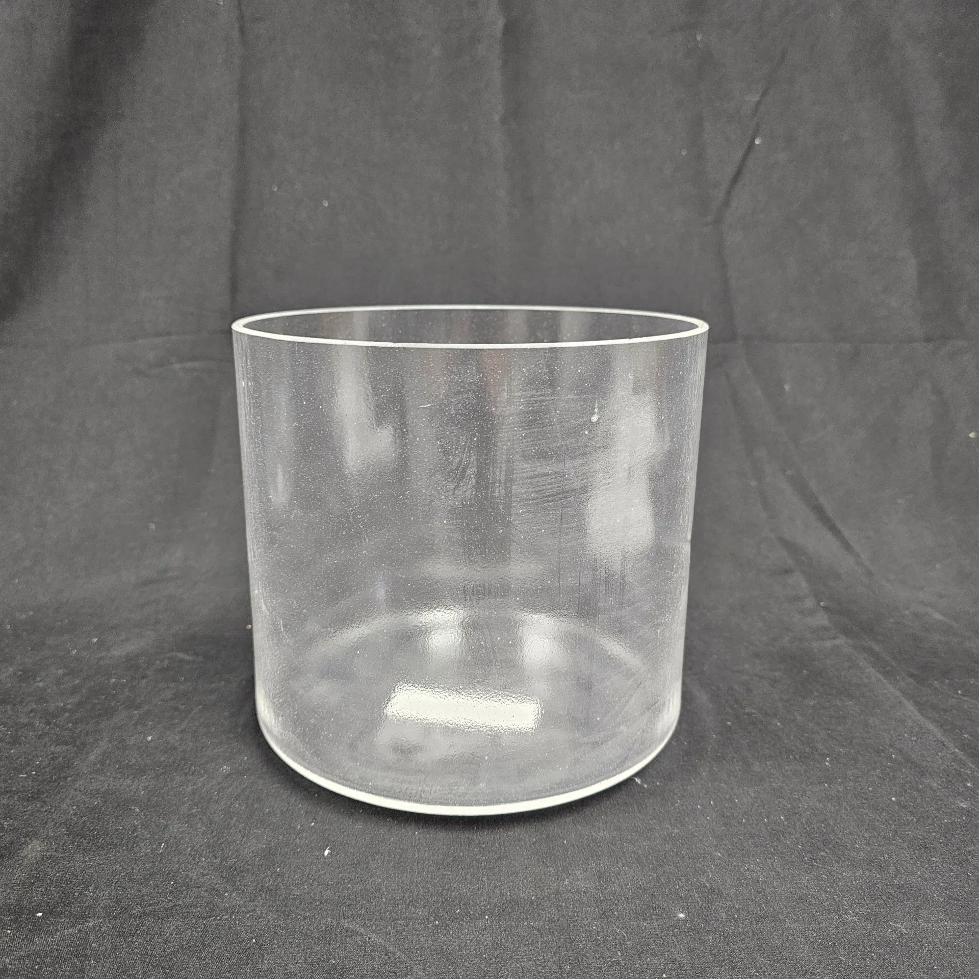 [#357] 7" Clear Quartz Crystal Singing Bowl | 4F#-20 | 366 Hz