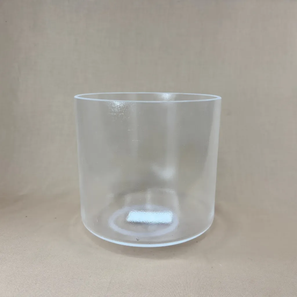 Clear Quartz Crystal Singing Bowl | 7" G Note (-27) | A=432 Tuning | #372