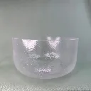 [#448] 12" Clear Quartz Crystal Singing Bowl | A#-41