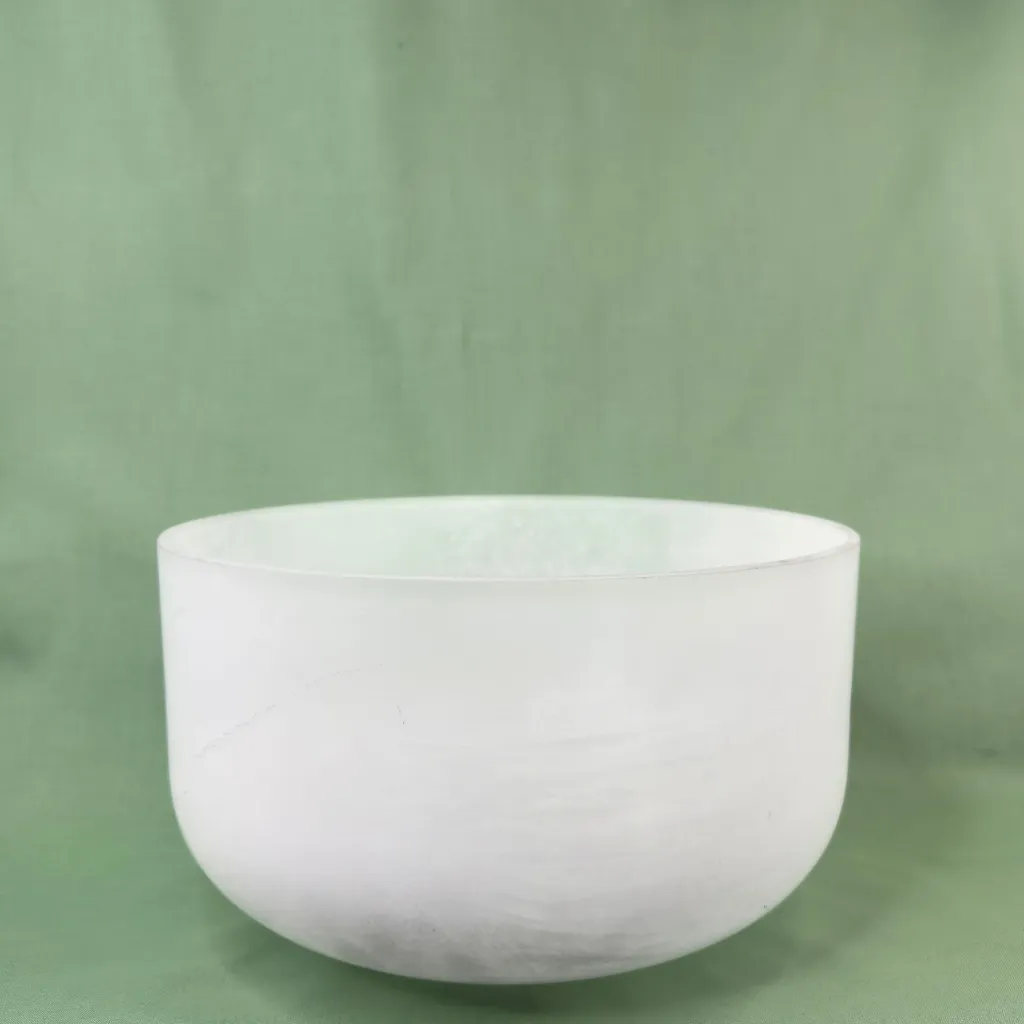 [460] Pain Relief Rejuvenation Quartz Crystal Singing Bowl | 12" B Note | A=432 Tuning | #460