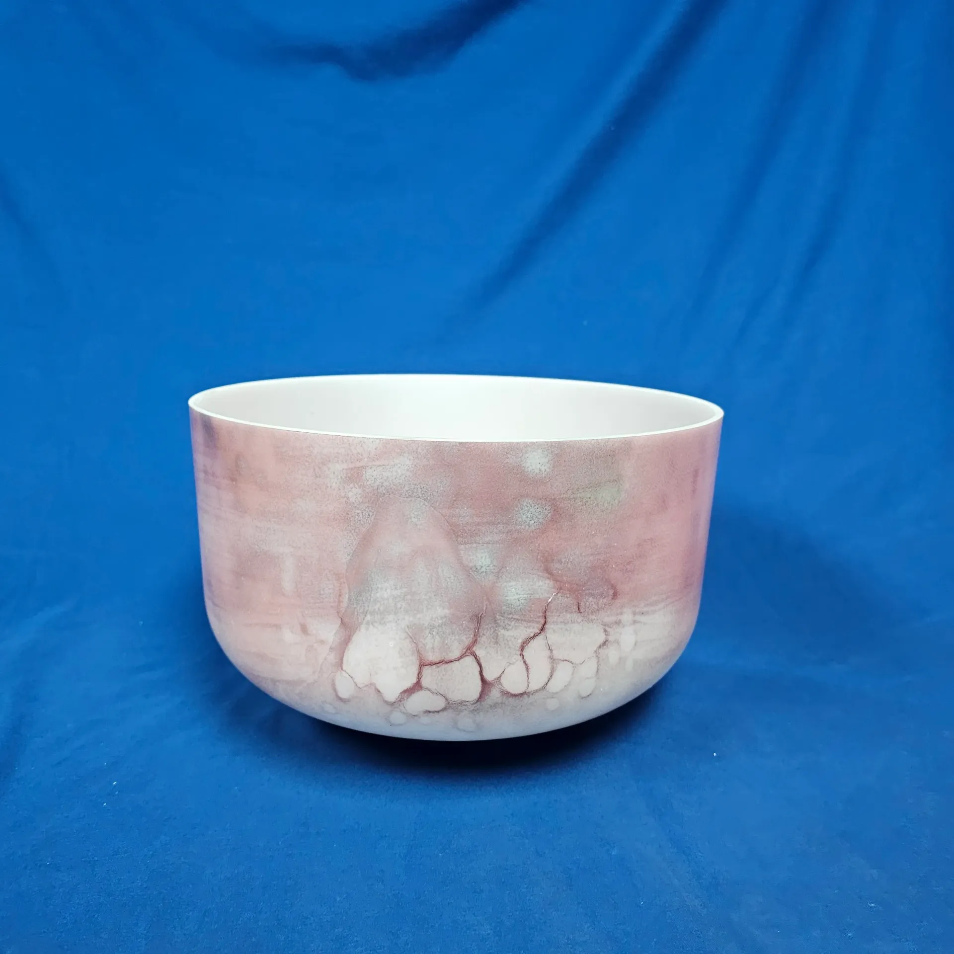 [#474] 12" Halite Infused Quartz Crystal Singing Bowl | 3G+20 | 198 Hz