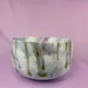 Dragon's Blood, Sacred Geometry Tea Quartz Crystal Singing Bowl | 12" F Note (0) | Concert Pitch | #483