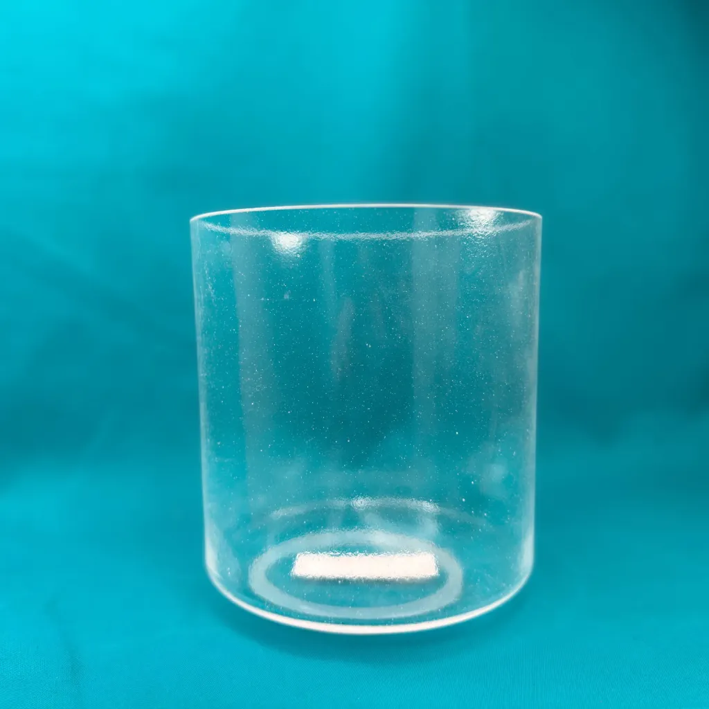 [492] Clear Quartz Crystal Singing Bowl | 6" G# Note | #492