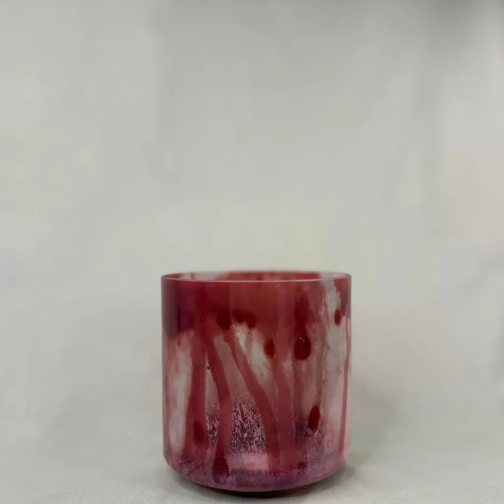 [516] Dragon's Blood Tree Resin Quartz Crystal Singing Bowl | 6" G# Note | Concert Pitch | #516