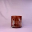 [#518] 6" Dragon's Blood Tree Resin Infused Quartz Crystal Singing Bowl | 4F#+30 | 376 Hz