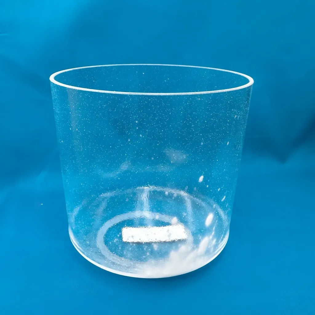 [575] Pain Relief Rejuvenation Quartz Crystal Singing Bowl | 6.5" G Note | A=432 Tuning | #575