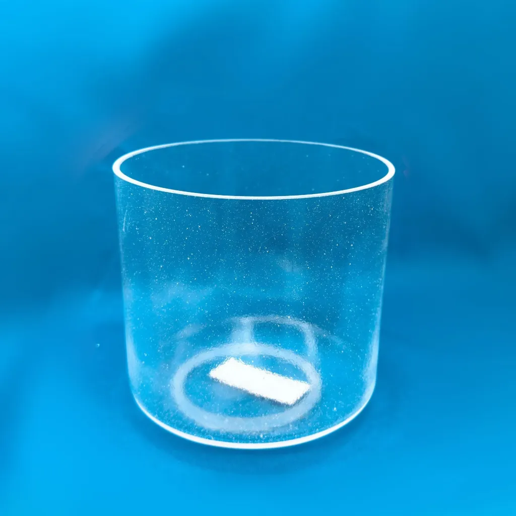 Clear Quartz Crystal Singing Bowl | 6.5" A# Note | #579