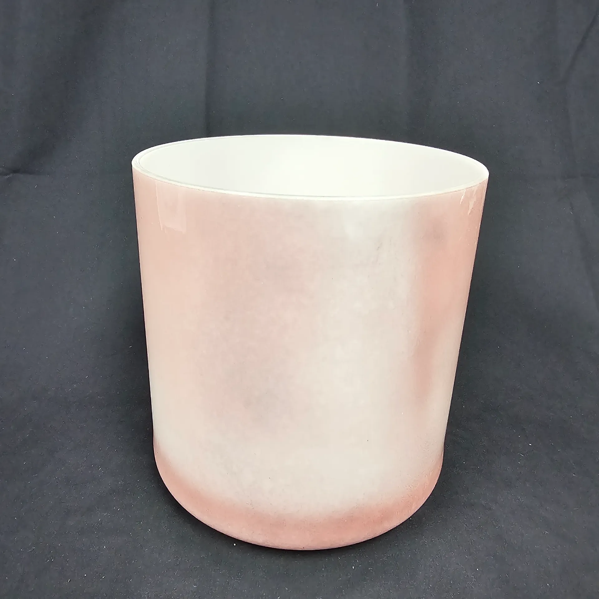[594] [#594] 7" Halite Infused Quartz Crystal Singing Bowl | 4F-3 | 348 Hz