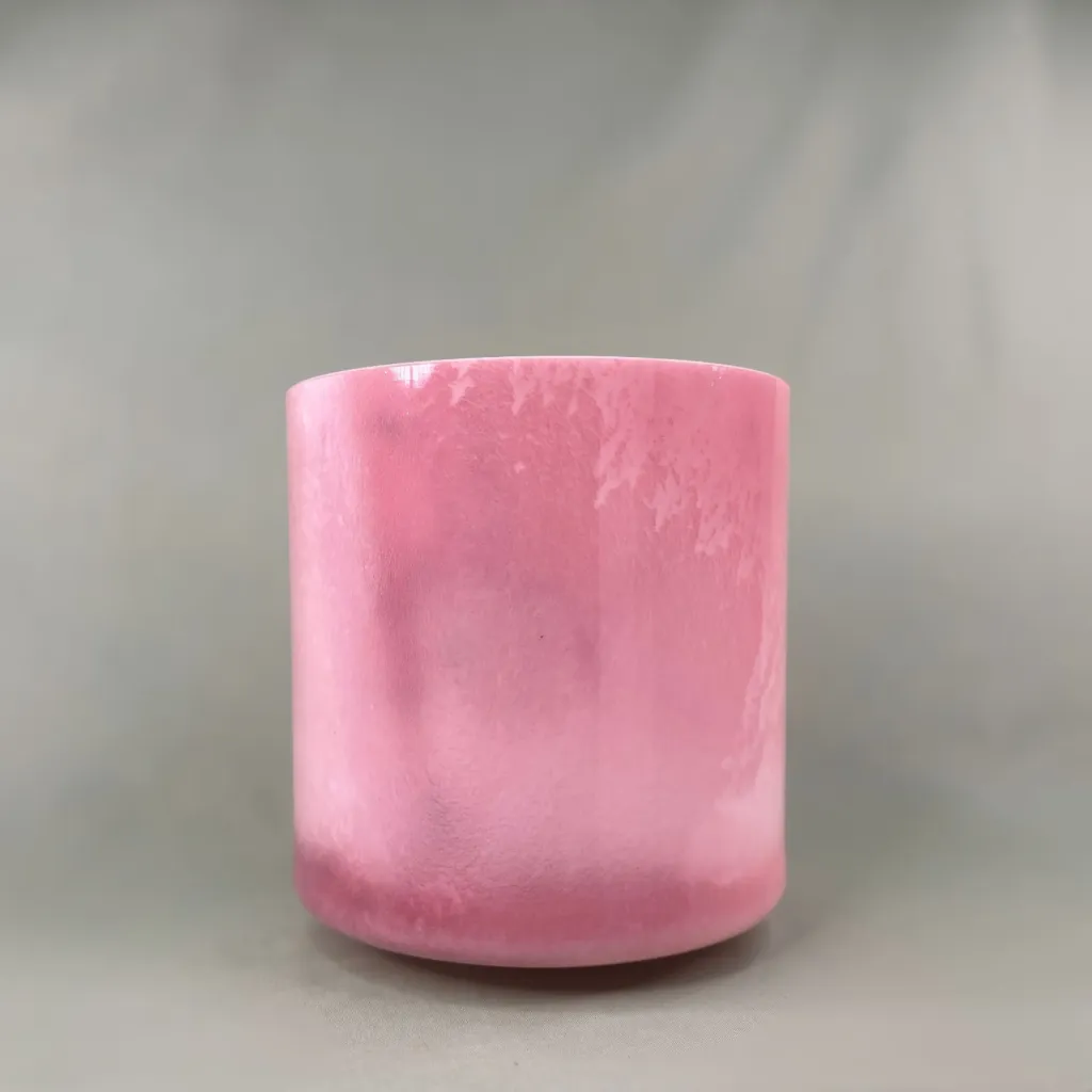 [#594] 7" Halite Infused Quartz Crystal Singing Bowl | F0