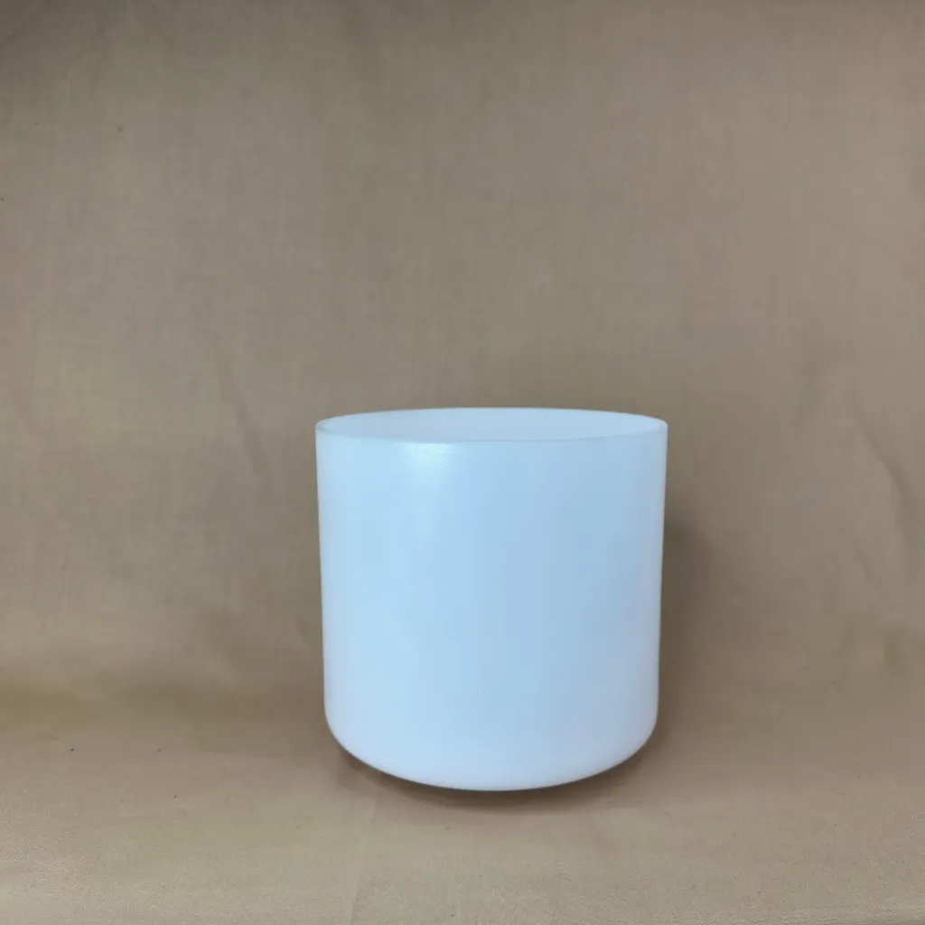 Opaque Quartz Crystal Singing Bowl | 7" F# Note | C=528 Tuning | #625