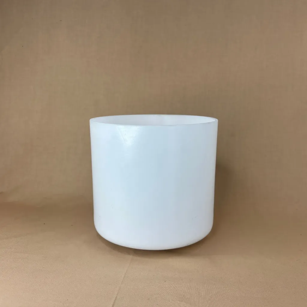 [625] Opaque Quartz Crystal Singing Bowl | 7" F# Note | C=528 Tuning | #625