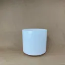 Opaque Quartz Crystal Singing Bowl | 7" F# Note | C=528 Tuning | #625