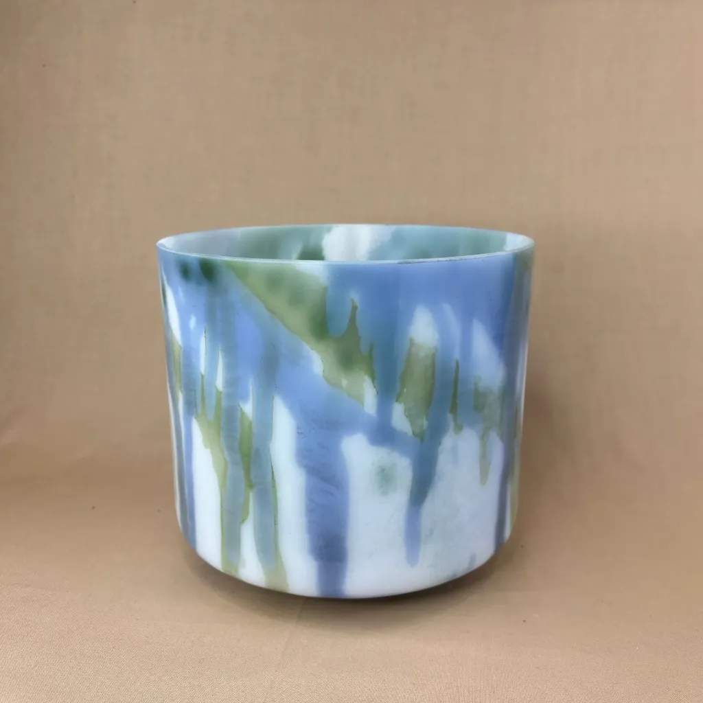 [640] CFC Quartz Crystal Singing Bowl | 8" F# Note (-48) | Grounding Frequencies | #640