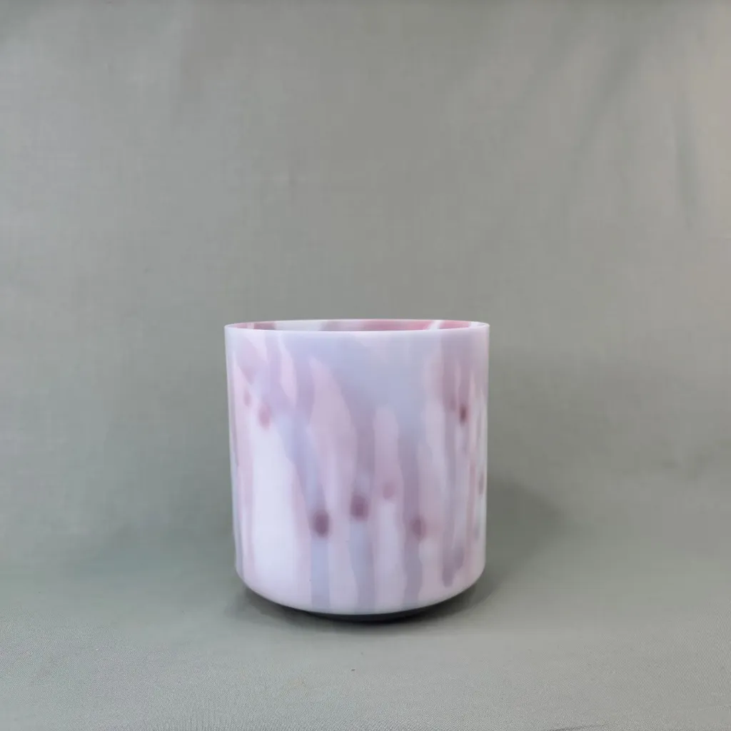 [697] Lepidolite Quartz Crystal Singing Bowl | 6" A# Note | A=432 Tuning | #697