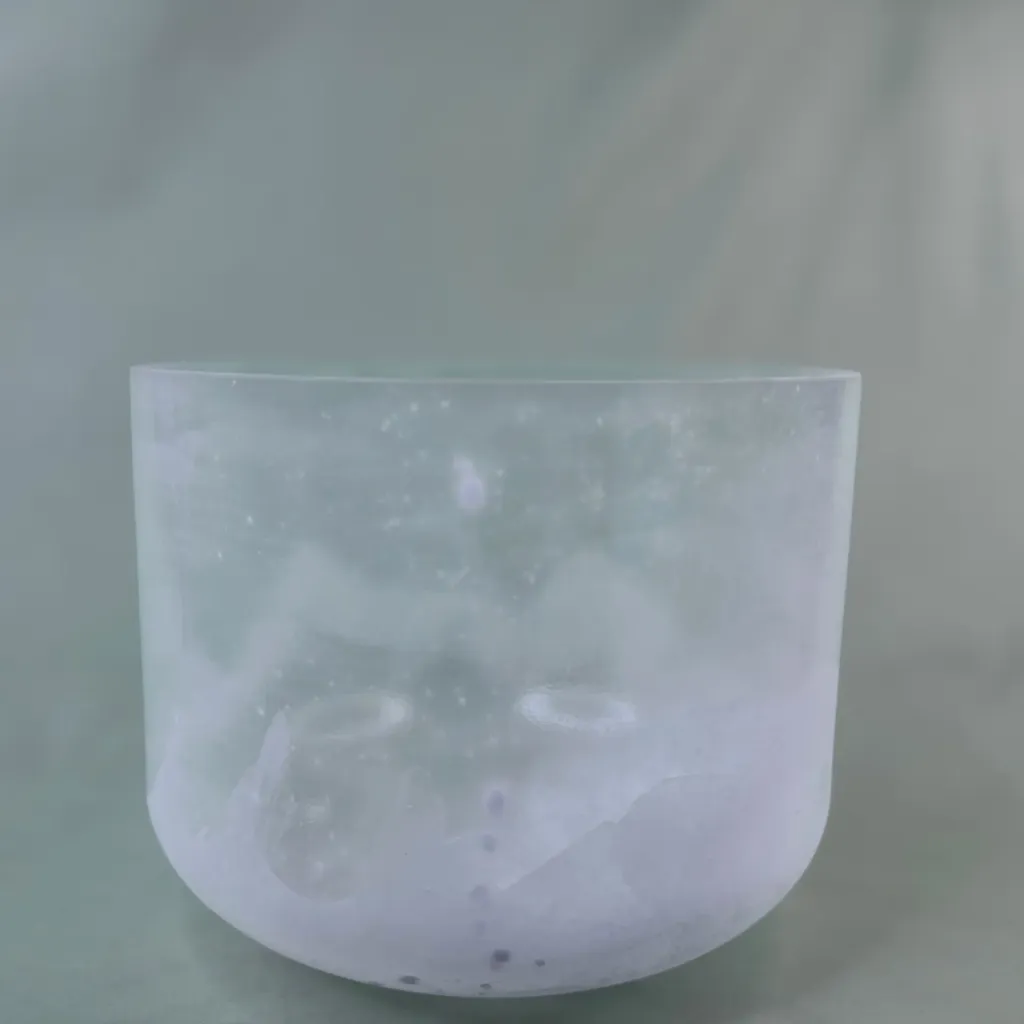 [765] Vibrational Cleanse with Herkimer Diamond Quartz Crystal Singing Bowl | 10" B Note (0) | #765