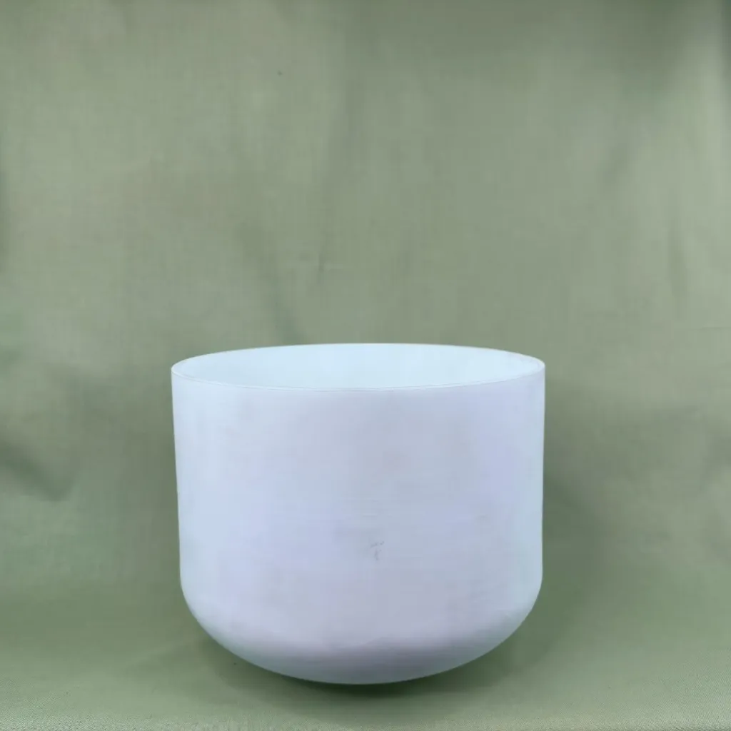 [776] Opaque Quartz Crystal Singing Bowl | 10" B Note (+37) | C=528 Tuning | #776