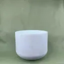 Opaque Quartz Crystal Singing Bowl | 10" B Note (+37) | C=528 Tuning | #776