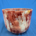 [#782] 12" Dragon's Blood Tree Resin Infused Quartz Crystal Singing Bowl | E+13