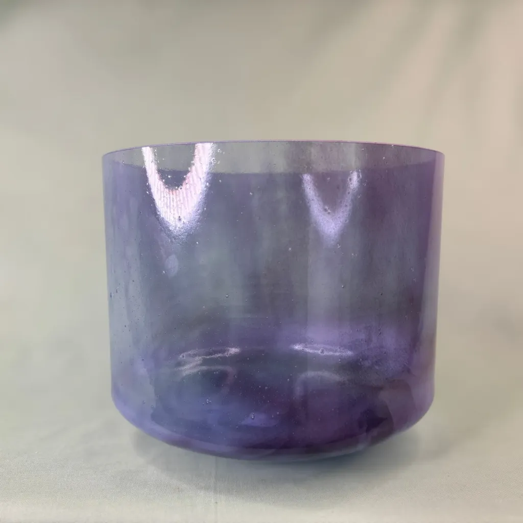 [788] Purpurite Quartz Crystal Singing Bowl | 9" B Note | A=432 Tuning | #788