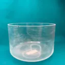 Clear Quartz Crystal Singing Bowl | 9" D Note | A=432 Tuning | #818