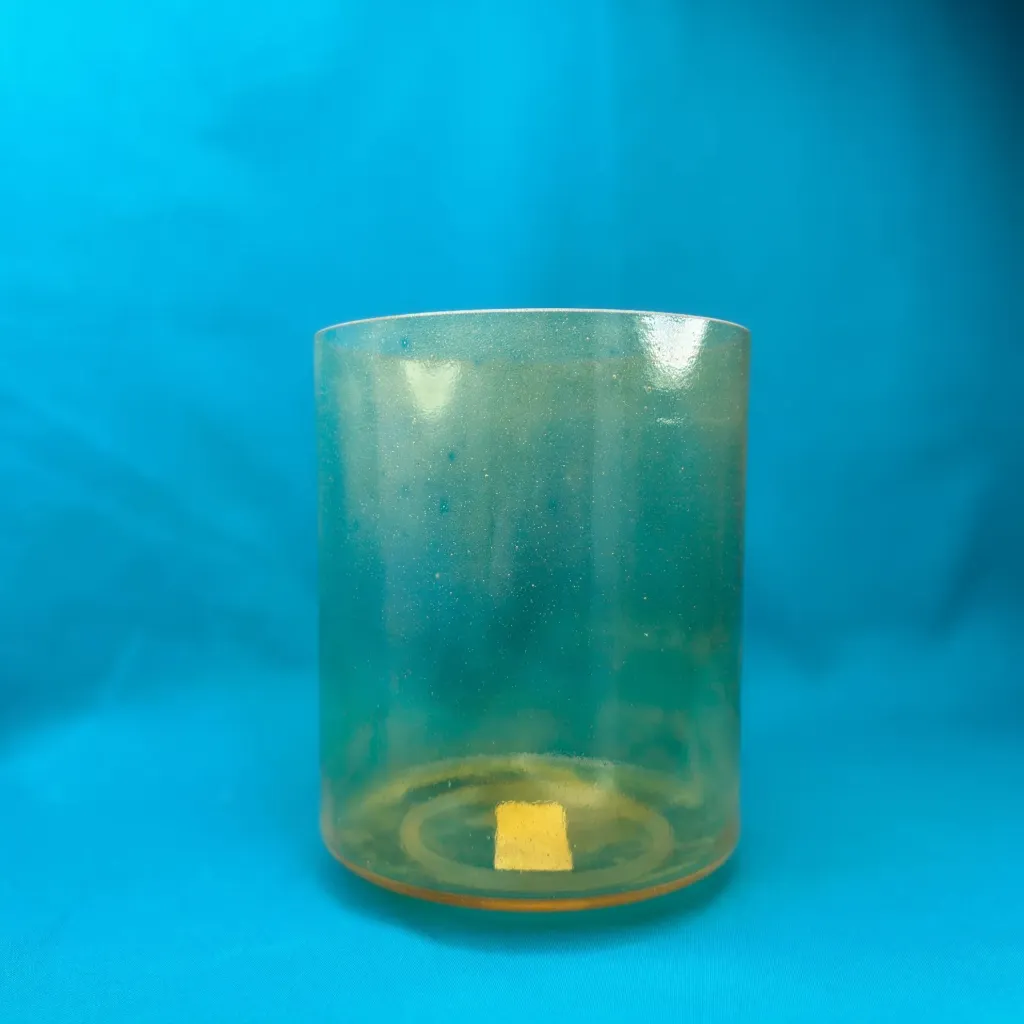 [838] [#838] 6" Citrine Infused Quartz Crystal Singing Bowl | G#-22
