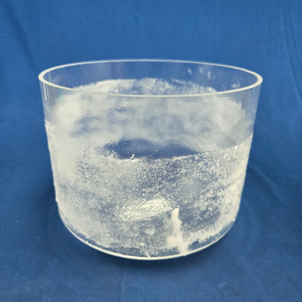 [#3366] Vitamin D Infused Quartz Crystal Singing Bowl | 9" | 4C#-21 | 273 Hz