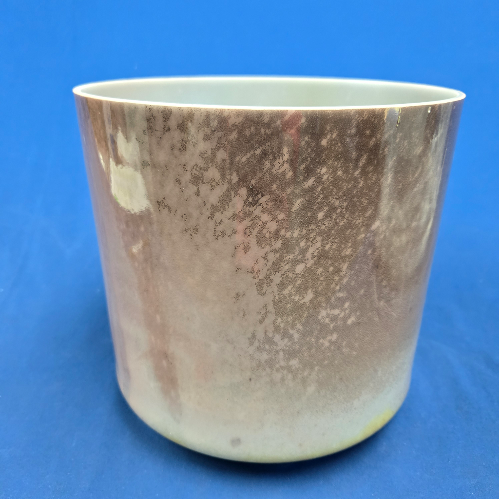 [3369] [#3369] 9" Cappuccino Infused Quartz Crystal Singing Bowl | 3A#+11 | 234 Hz