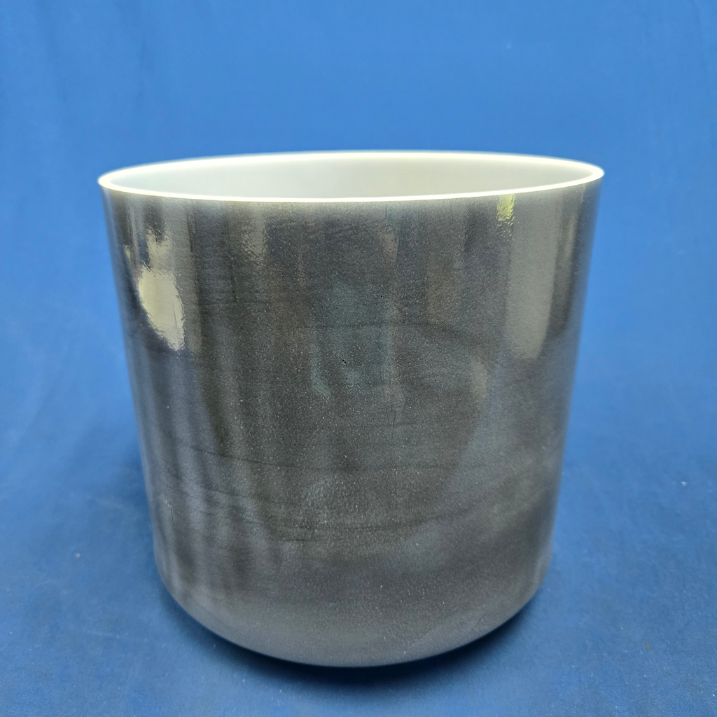 [3384] [#3384] 9" Dumortierite Infused Quartz Crystal Singing Bowl | 3B+14 | 249 Hz