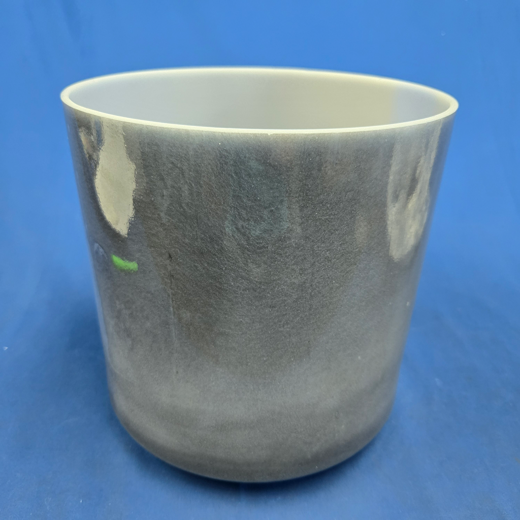 [3385] [#3385] 9" Dumortierite Infused Quartz Crystal Singing Bowl | 3A#+13 | 234 Hz
