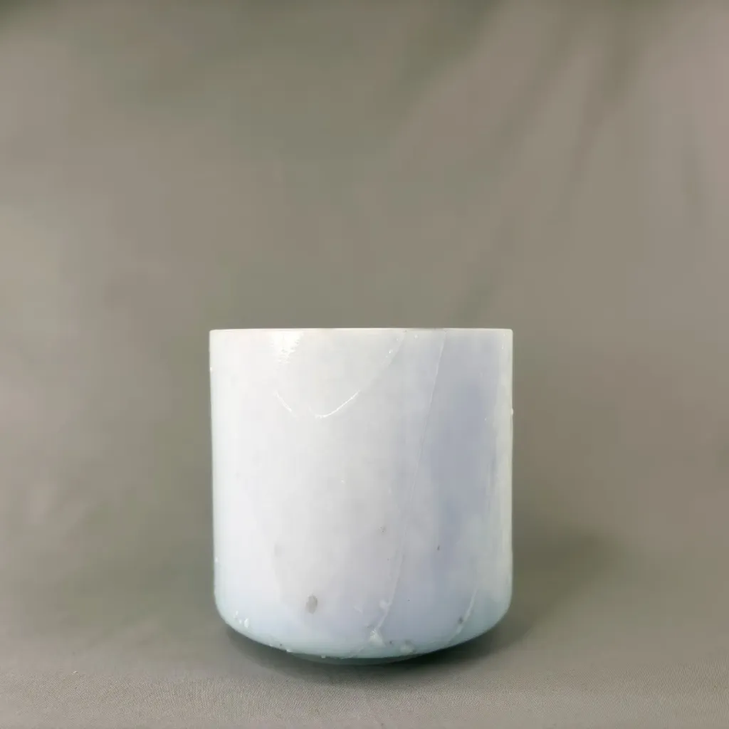 [959] Purple Lace Agate Quartz Crystal Singing Bowl | 6" C# Note | #959