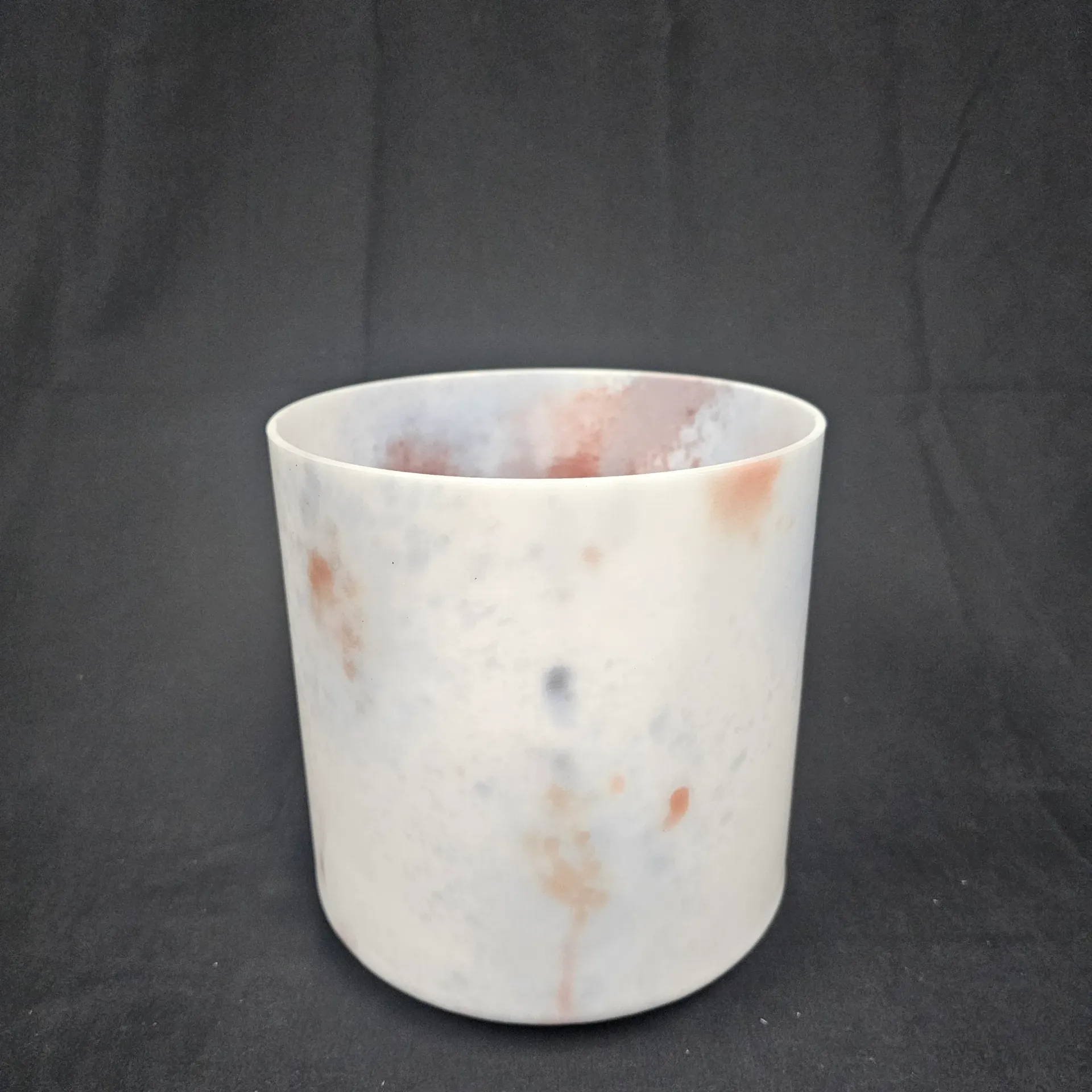 [#3472] 7" Lepidolite Infused Quartz Crystal Singing Bowl | 4D+26 | 298 Hz