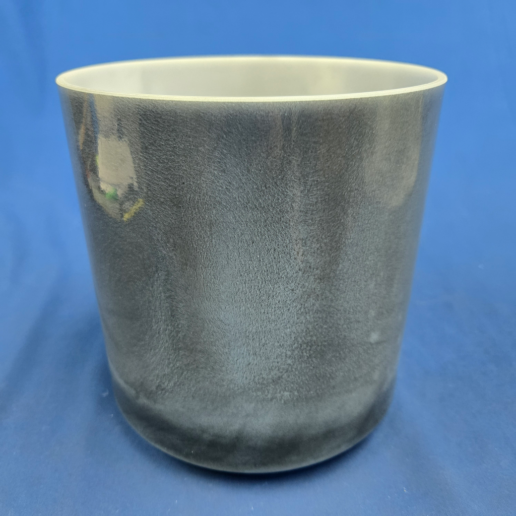 [3503] [#3503] 7" Dumortierite Infused Quartz Crystal Singing Bowl | 4F#-24 | 364 Hz